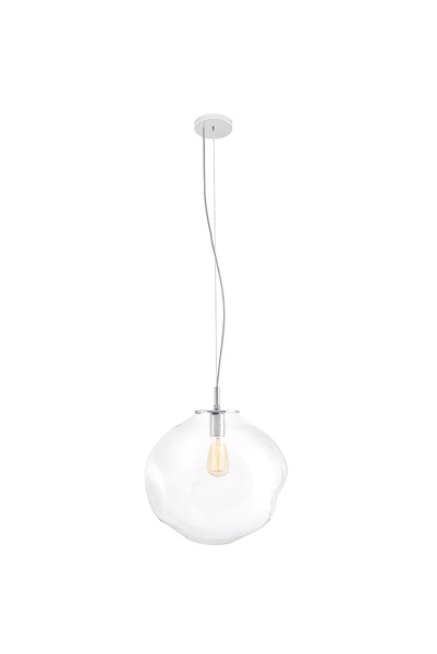 LAMPA WISZĄCA POJEDYNCZA TRANSPARENTNA AVIA L - KASPA